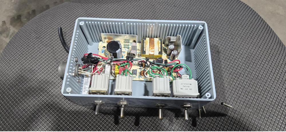 Heat-sinked relay and power board