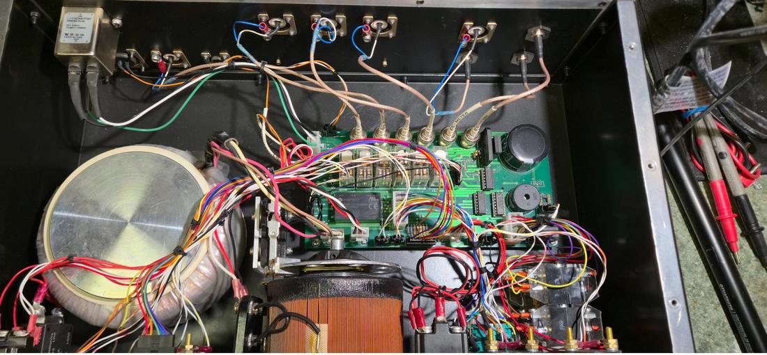 Interior of a rebuilt control unit